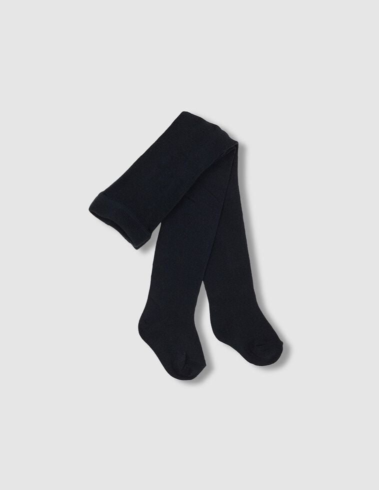 Collants básicos lisos em cor verde