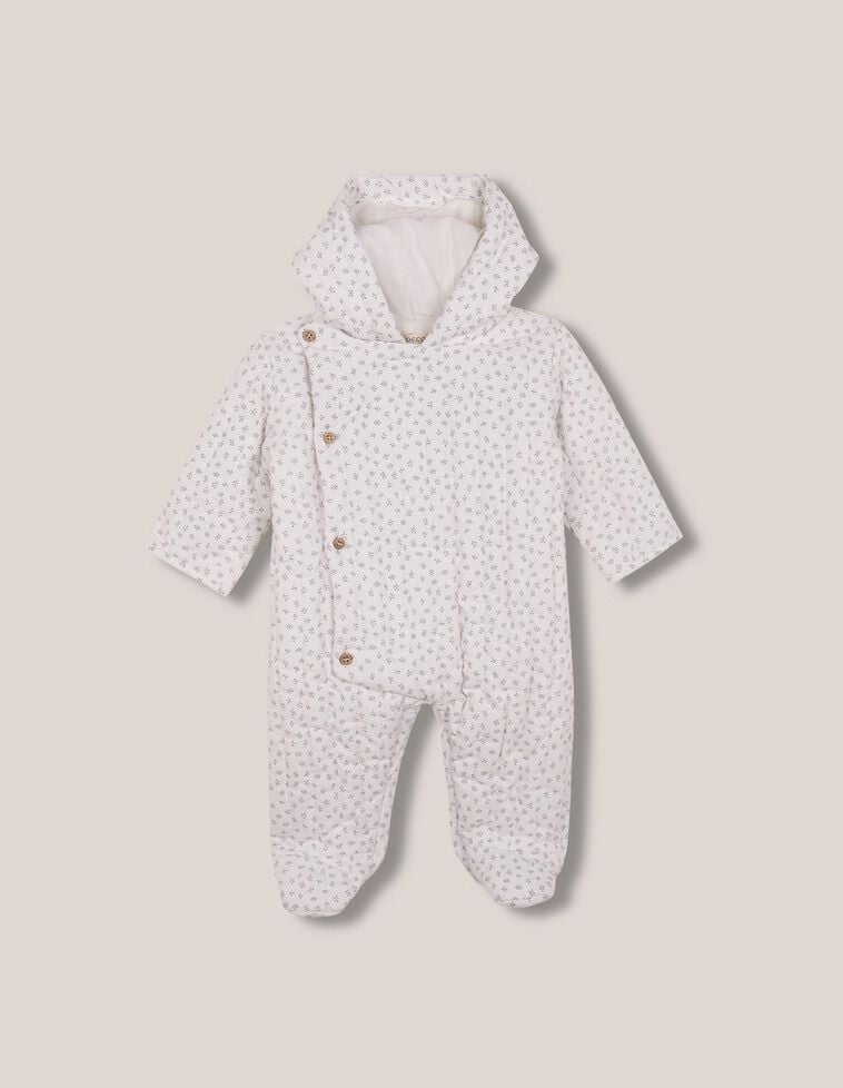 Macacão em microcamurça crua