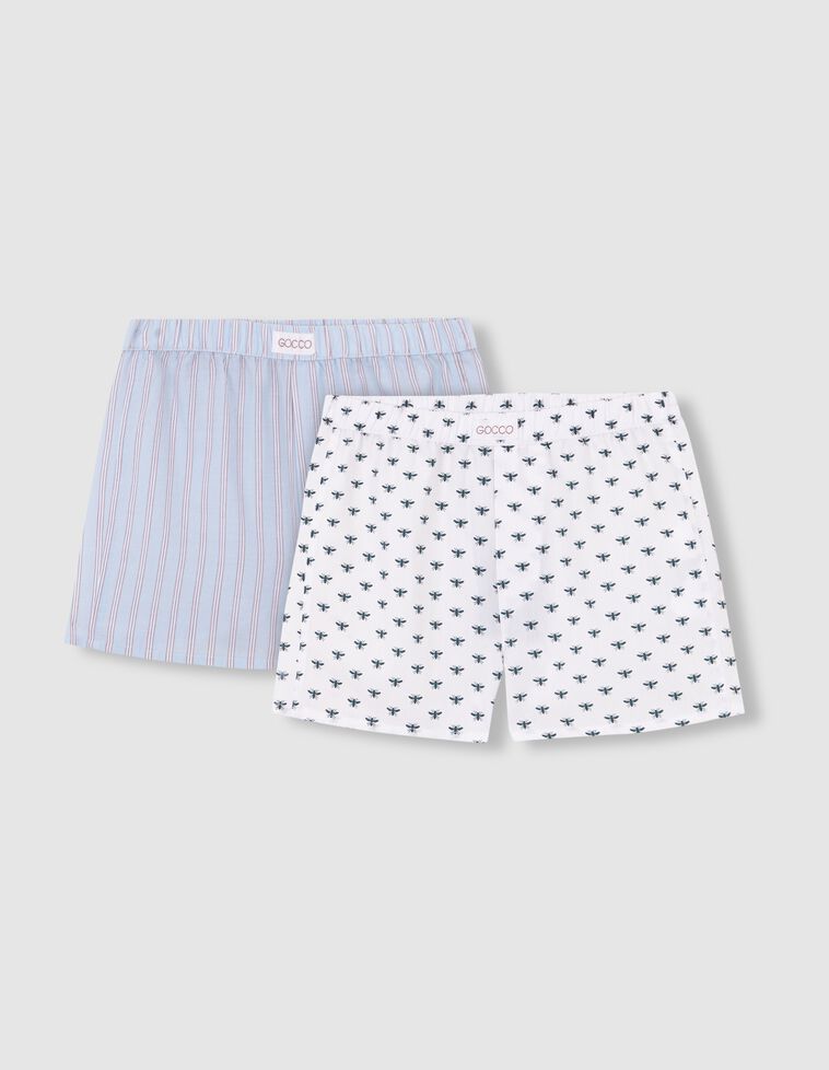 Conjunto de duas cuecas brancas