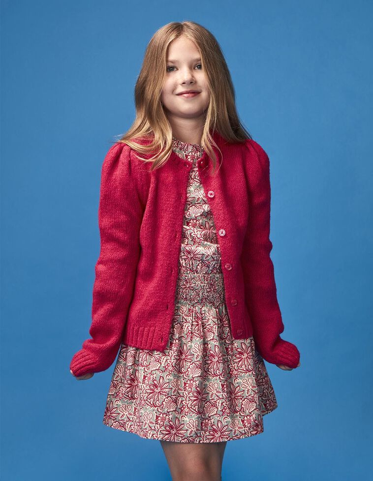 Casaco acolchoado rosa