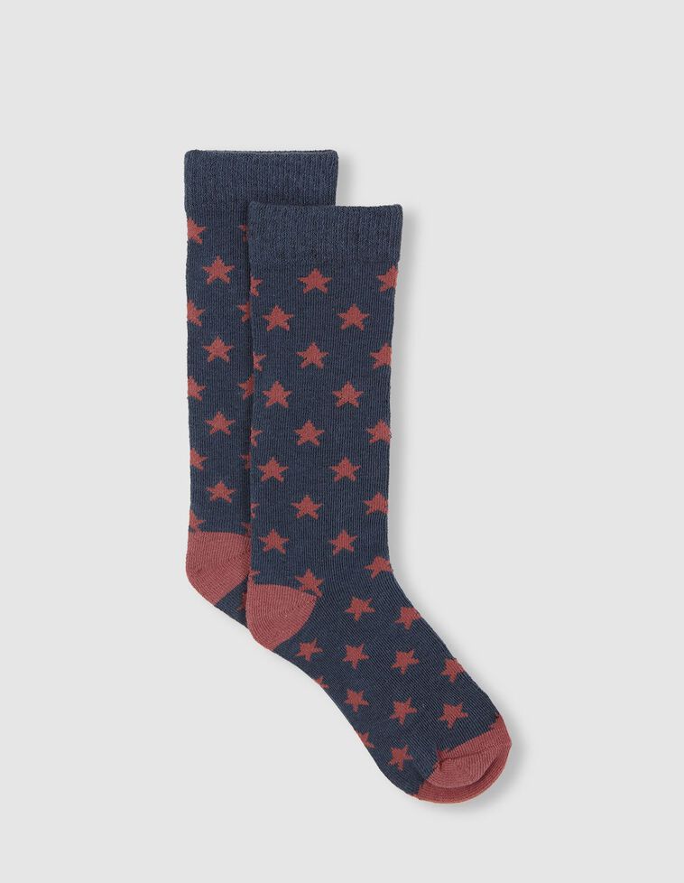 Meias estrelas verde-petróleo