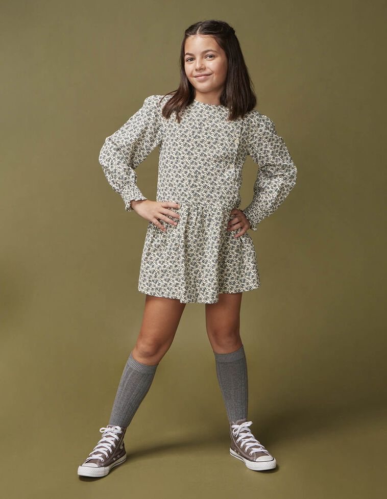 Vestido florido branco