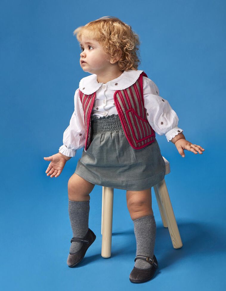 Colete reversível acolchoado verde escuro