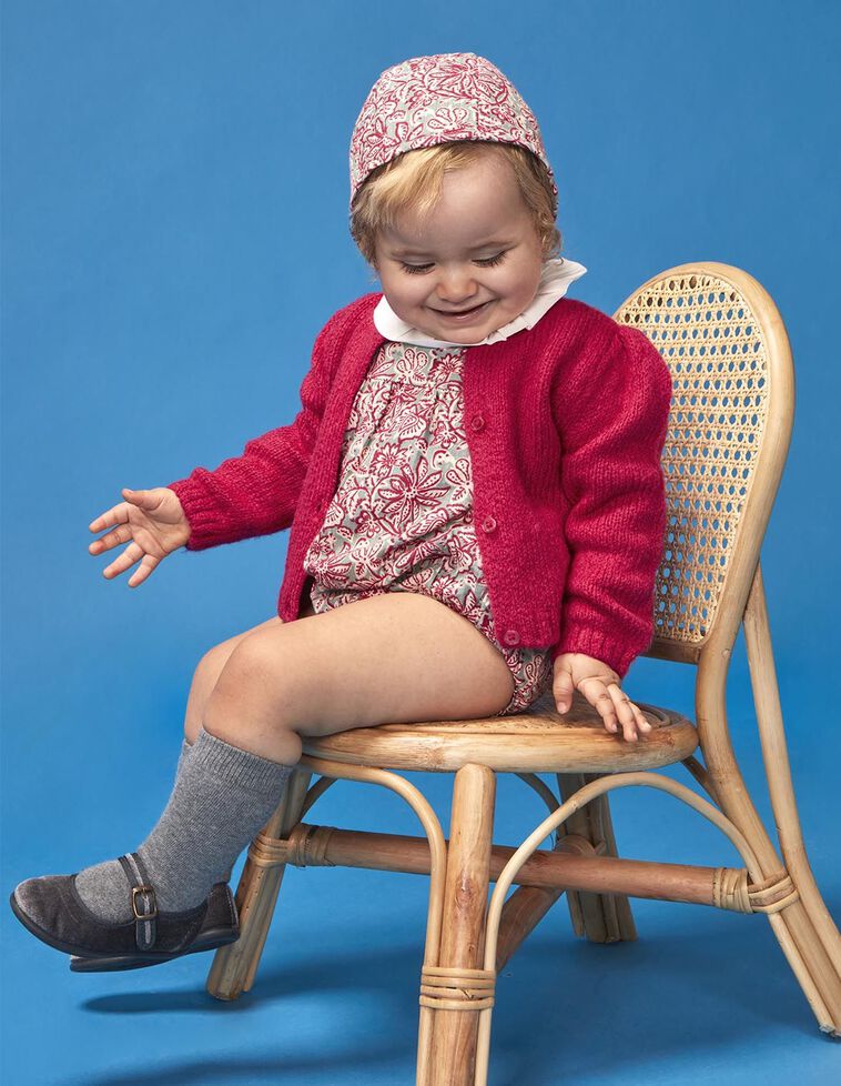 Casaco acolchoado rosa